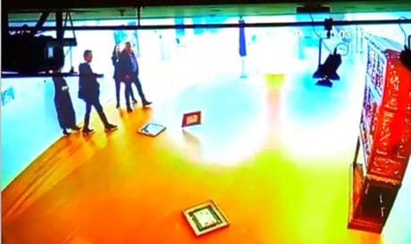 Η στιγμή που ο Βουλευτής της Νίκης βανδαλίζει την Πινακοθήκη (βίντεο)