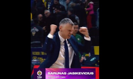 Euroleague: Κορυφαίος προπονητής ο Γιασικεβίτσιους,