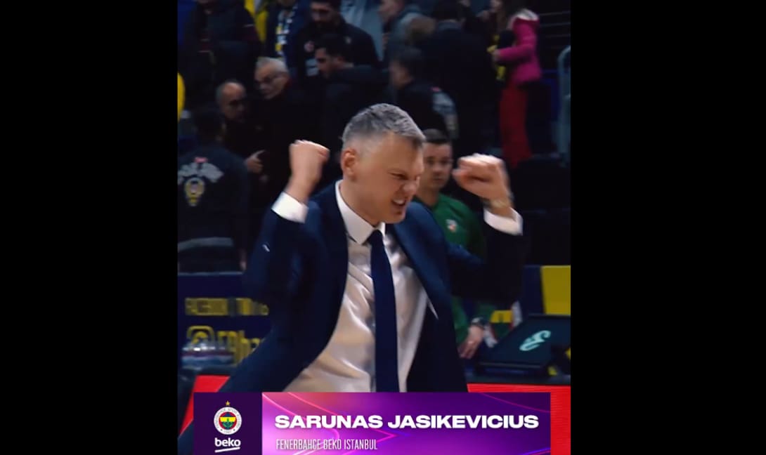 Euroleague: Κορυφαίος προπονητής ο Γιασικεβίτσιους,