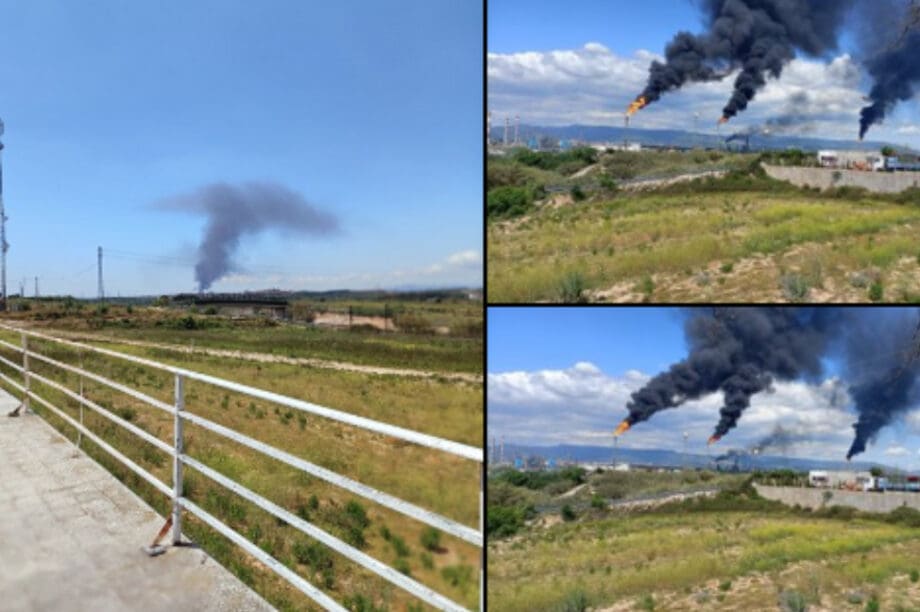 Ισπανία: Καπνοί σε διυλιστήριο