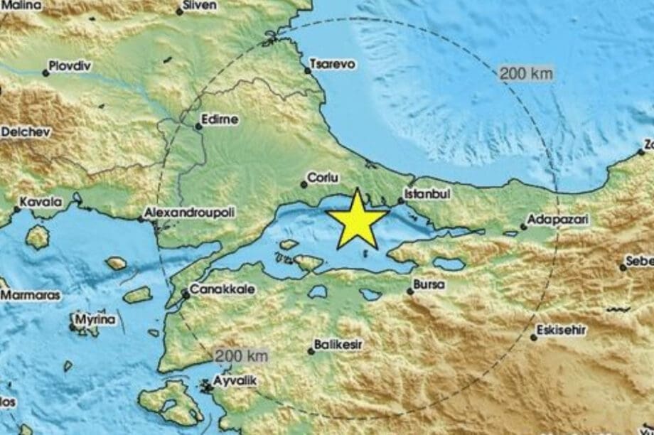 Νέος μετασεισμός 4,3 Ρίχτερ στην Κωνσταντινούπολη