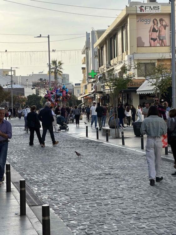 κίνηση κέντρο Ηρακλείου