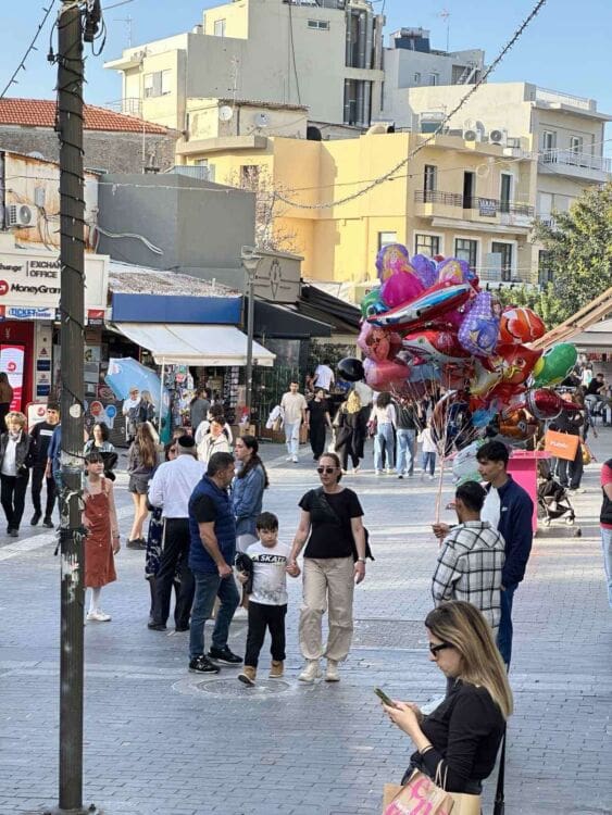 κίνηση κέντρο Ηρακλείου