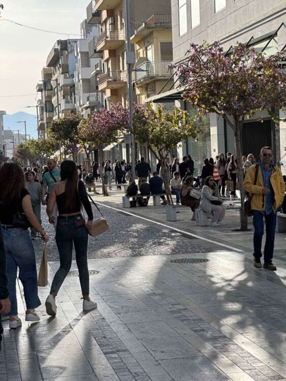 κίνηση κέντρο Ηρακλείου