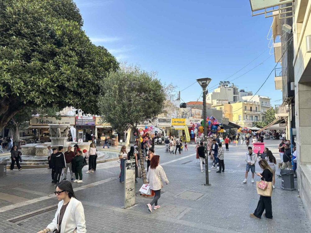 κίνηση κέντρο Ηρακλείου