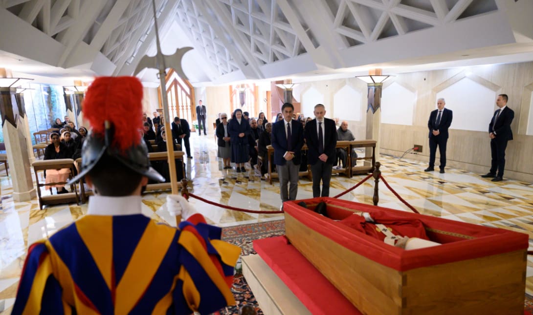 Πάπας Φραγκίσκος σκήνωμα σορός Βατικανό