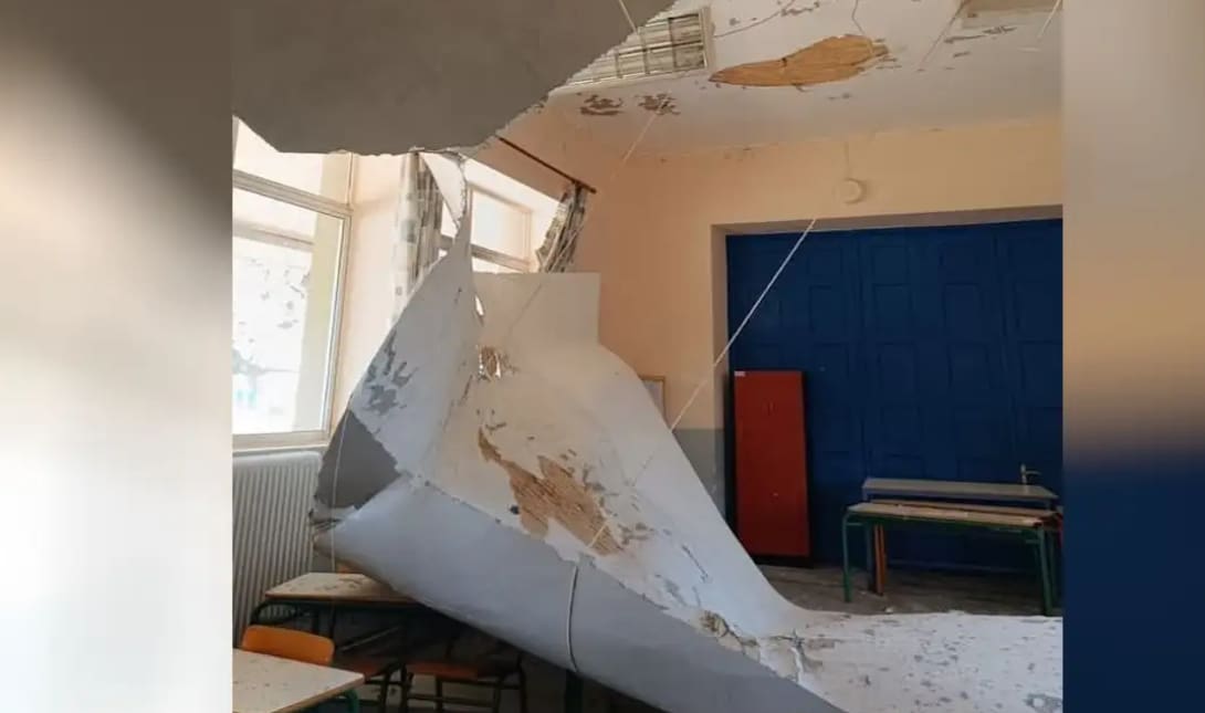 σχολείο ταβάνι Μεσσηνία