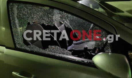 Σπασμένα τζάμια Ι.Χ. πέτρες