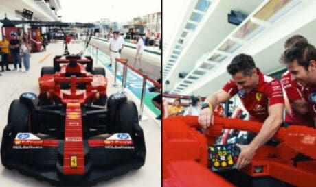 Πιστό αντίγραφο της Ferrari SF-25 από 400.000 τουβλάκια Lego!