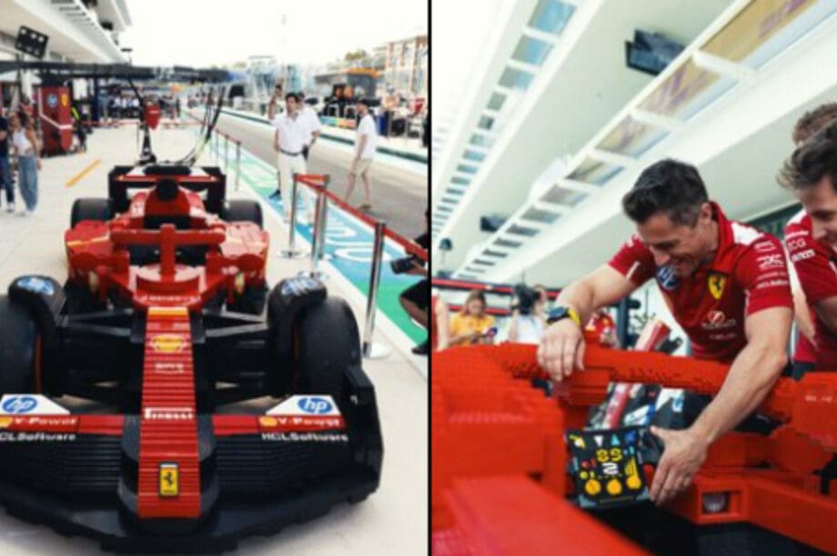 Πιστό αντίγραφο της Ferrari SF-25 από 400.000 τουβλάκια Lego!