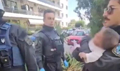 Βρέφος σκουπίδια αστυνομία