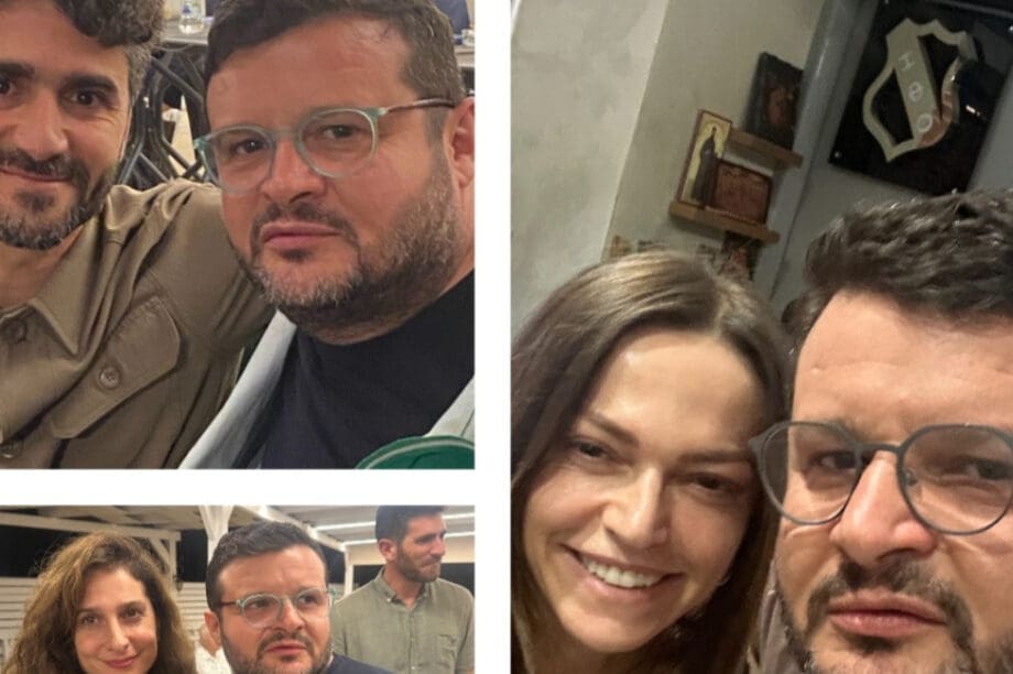 Συνάντηση Τσαμπουράκη με τους πρωταγωνιστές του «Άγιος Παΐσιος»