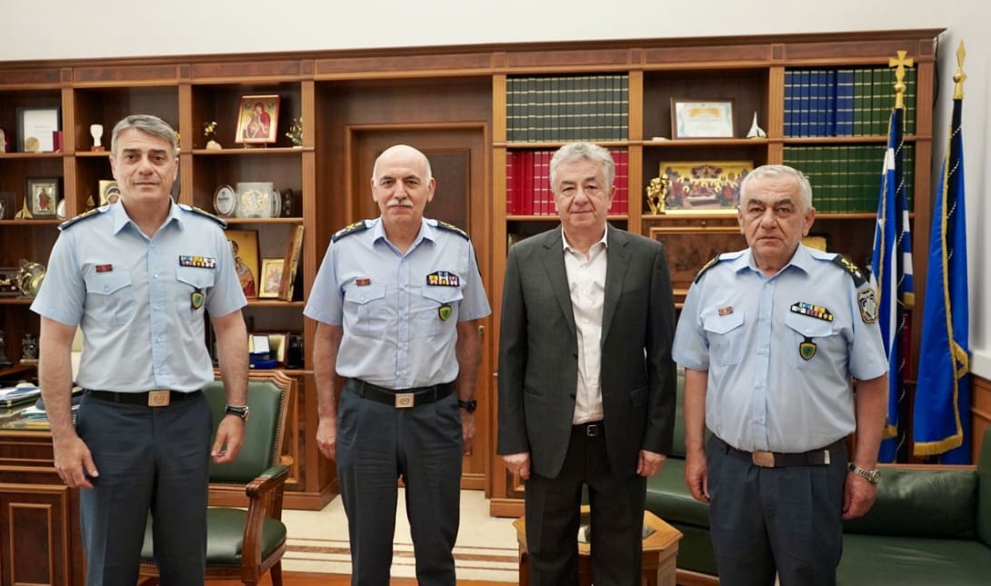 Σταύρος Αρναουτάκης: Συνάντηση με τον Γενικό Επιθεωρητή Αστυνομίας Νοτίου Ελλάδας