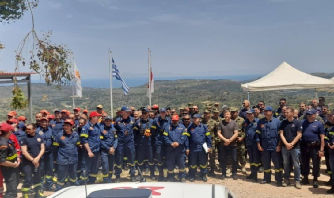 άσκηση πυρκαγιάς Ρόδος