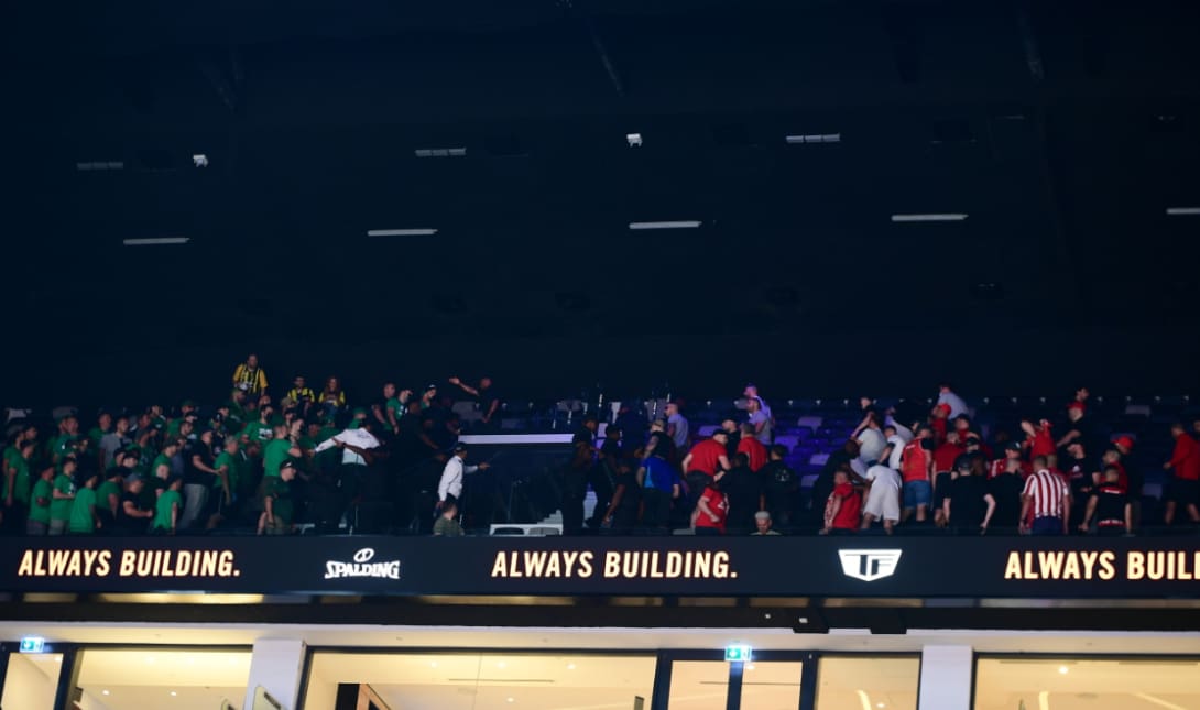Επεισόδια Ολυμπιακός Παναθηναϊκός euroleague