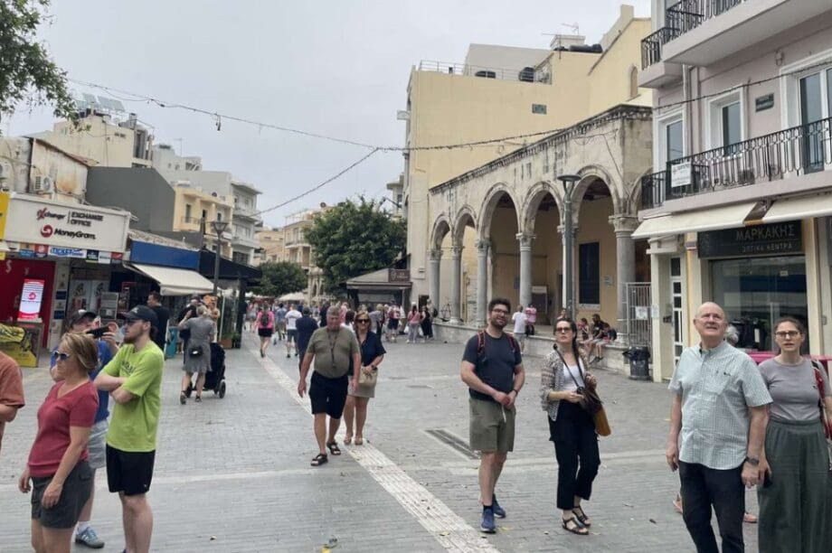 Ηράκλειο τουρισμός τουρίστες