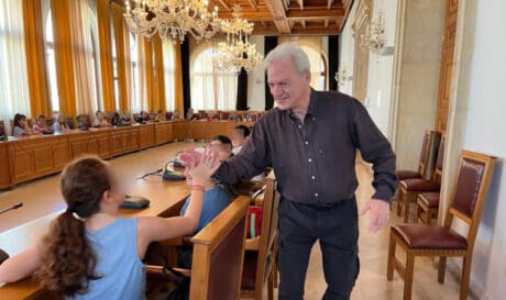 Αλέξης Καλοκαιρινός: Eπίσκεψη