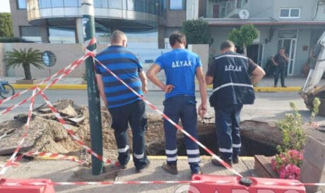 Τρύπα δρόμος Κέρκυρα