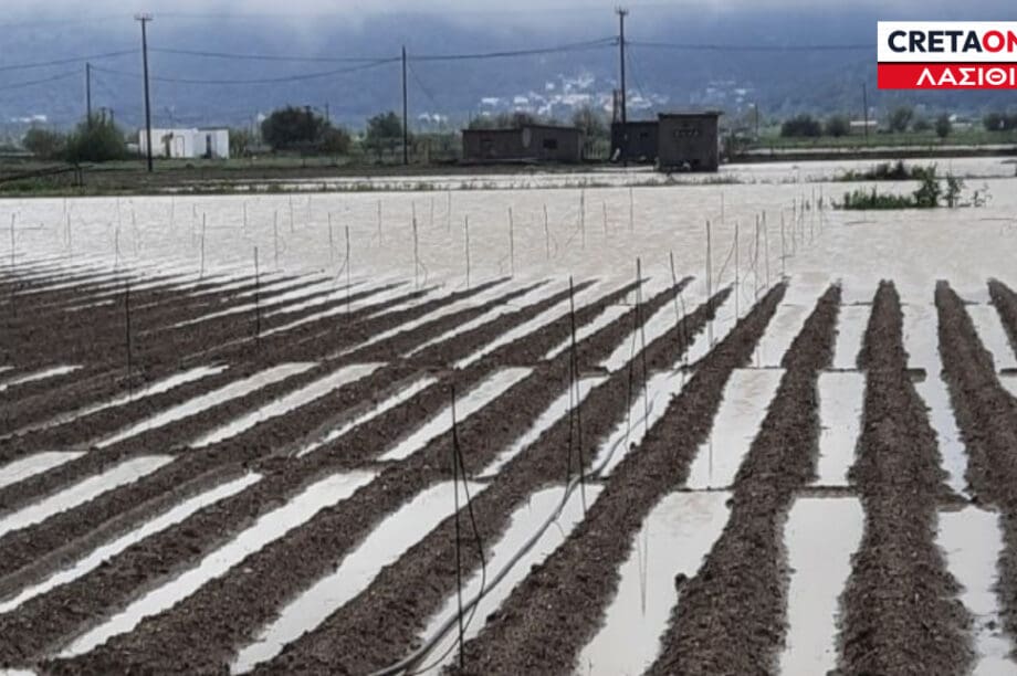 Ανάμεικτα συναισθήματα στο Λασίθι: Γεμίζει ο Αποσελέμης, ζημιές στον κάμπο του Οροπεδίου