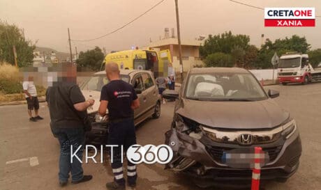 Τροχαίο Χανιά παιδιά