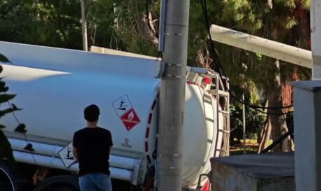 Τροχαίο βυτιοφόρο