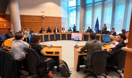 Η Ευρωκοινοβουλευτική Ομάδα του ΚΚΕ στη συνάντηση της Αμάλ Ζαντού, Πρέσβη της Παλαιστίνης στην ΕΕ, με ευρωβουλευτές