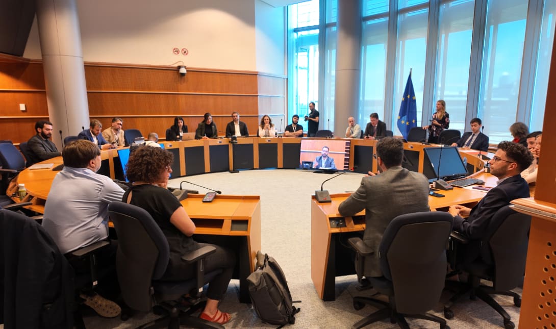 Η Ευρωκοινοβουλευτική Ομάδα του ΚΚΕ στη συνάντηση της Αμάλ Ζαντού, Πρέσβη της Παλαιστίνης στην ΕΕ, με ευρωβουλευτές