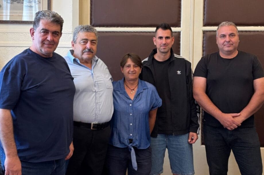 Ο Αντιπεριφερειάρχης Χανίων συναντήθηκε με το σωματείο πυροσβεστών