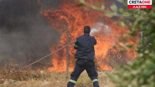 Φωτιά Ιεράπετρα Λασίθι