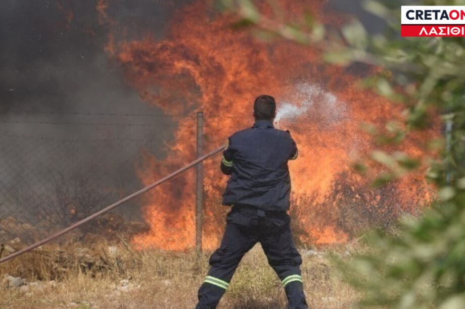 Φωτιά Ιεράπετρα Λασίθι