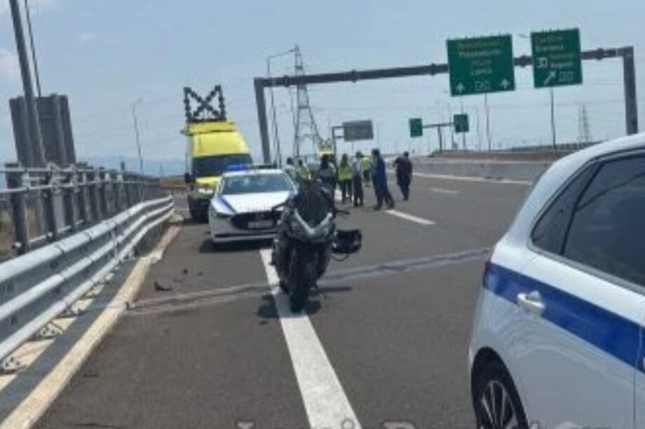 Νεκρός μοτοσικλετιστής