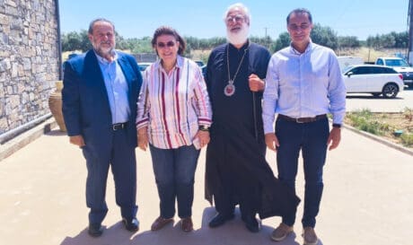 Δήμος Μινώα Πεδιάδας: Την Υπουργό Πολιτισμού Λίνα Μενδώνη καλωσόρισε στο Θραψανό ο Βασίλης Κεγκέρογλου