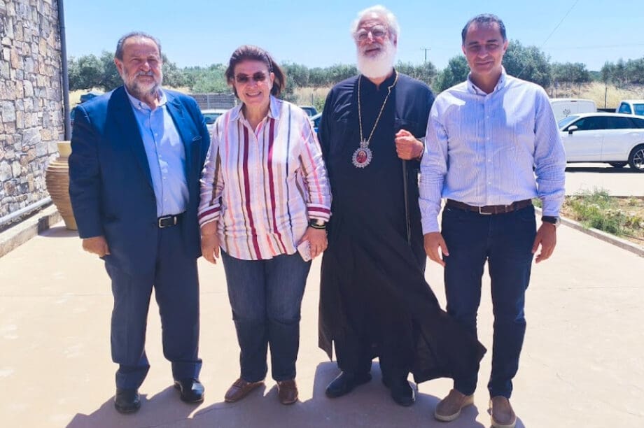 Δήμος Μινώα Πεδιάδας: Την Υπουργό Πολιτισμού Λίνα Μενδώνη καλωσόρισε στο Θραψανό ο Βασίλης Κεγκέρογλου