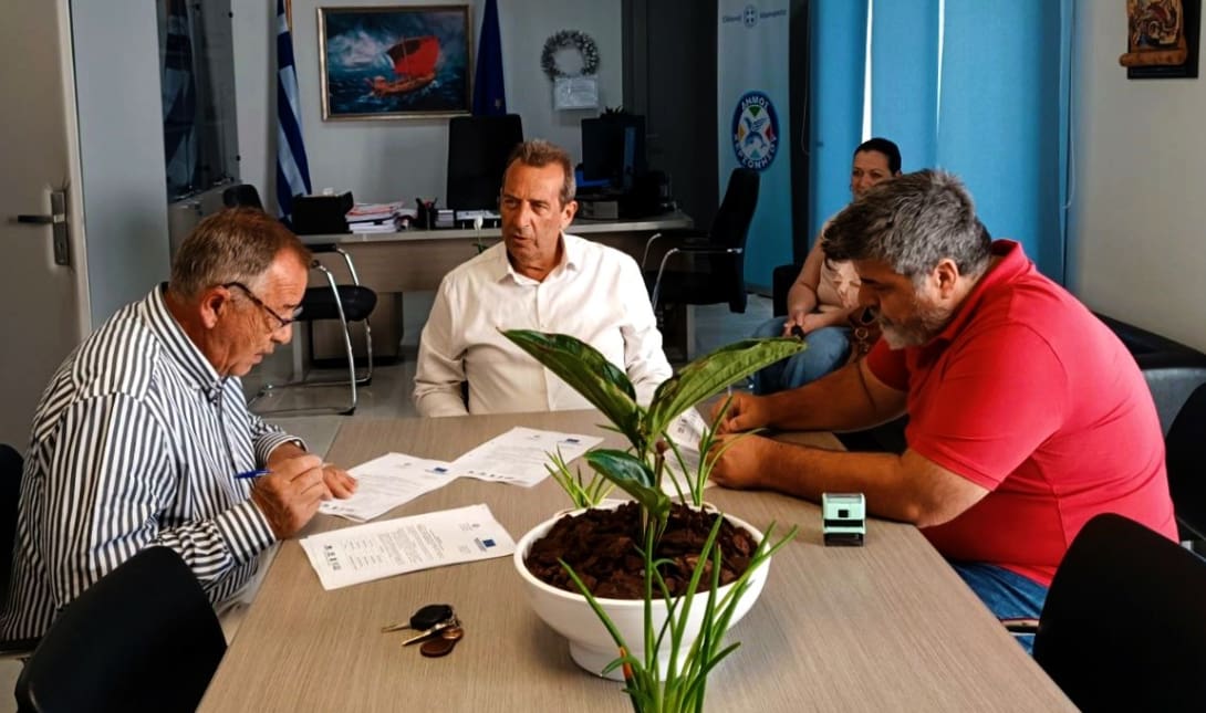 Δήμος Χερσονήσου: Υπογραφή σύμβασης για αρδευτική γεώτρηση