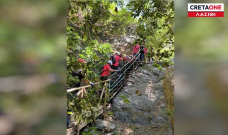 Φαράγγι Ρίχτη Σητεία τραυματισμός τουρίστα διάσωση