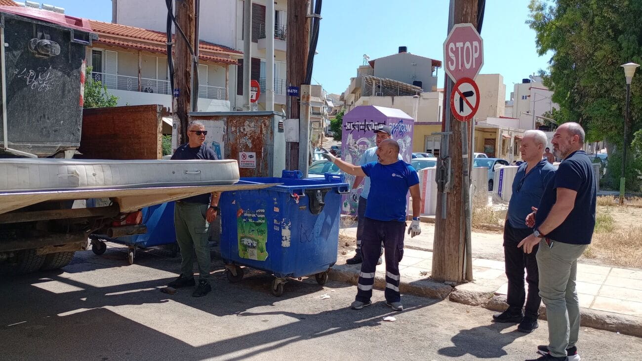 υπόγειοι κάδοι απορριμμάτων