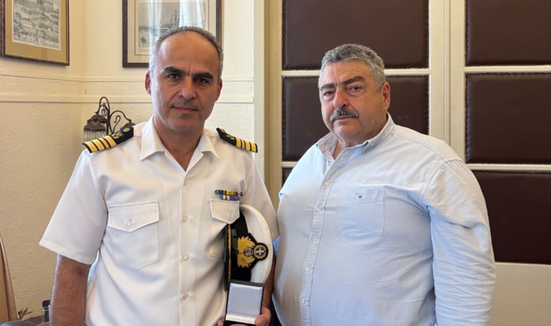 Περιφερειακή Ενότητα Χανίων: Επίσκεψη του Διοικητή Ακαδημίας Εμπορικού Ναυτικού
