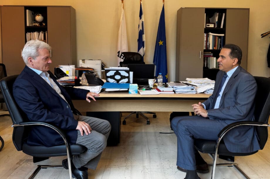 Αλέξης Καλοκαιρινός: Συναντήθηκε με τον πρέσβη του Κατάρ στην ΕλλάδαΑλέξης Καλοκαιρινός: Συναντήθηκε με τον πρέσβη του Κατάρ στην Ελλάδα