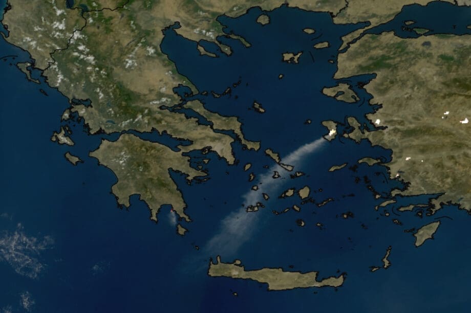 Καπνοί Χανιά Χίος φωτιά