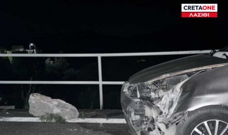 Πέτρες Καθαρό Λασίθι αυτοκίνητο