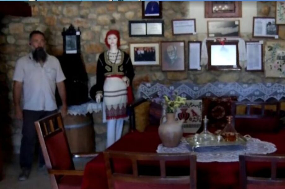 παραδοσιακό κρητικό σπίτι παρουσιάζεται στο Λαογραφικό Μουσείο