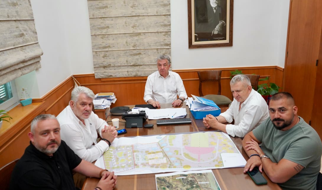 Ο Περιφερειάρχη Κρήτης συναντήθηκε με την Δήμαρχο Φαιστού