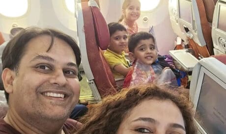 selfie Air India