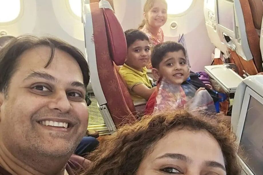 selfie Air India