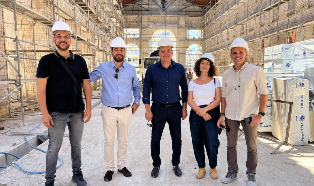 Παναγιώτης Σημανδηράκης εργασίες αποκατάστασης Δημοτικής Αγοράς Χανίων