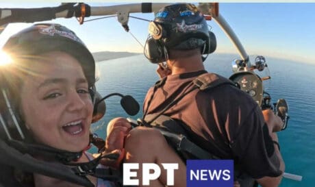 5χρονη πτήσεις Paratrike