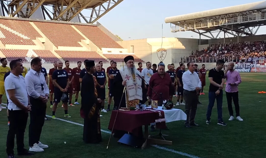 Μητροπολίτης Λαρίσης: «Κυριακή πρωί εκκλησία, μετά καφέ και μετά στο γήπεδο» (βίντεο)