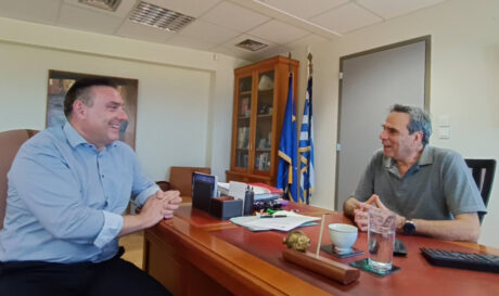 Συνάντηση εργασίας Ματαλλιωτάκη με τον Πρύτανη του Πολυτεχνείου Κρήτης