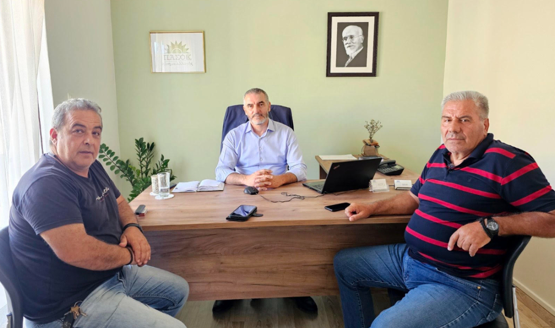 Συνάντηση του Βουλευτή Μανόλη Χνάρη με μέλη του Κυνηγετικού Συλλόγου Ρεθύμνου