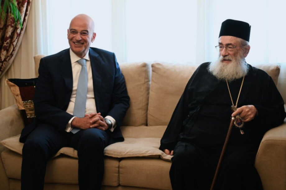 Συνάντηση του Νίκου Δένδια με τον Αρχιεπίσκοπο, Φαράν